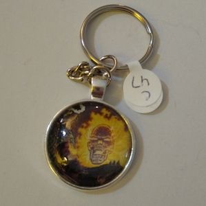 Keychain Ghostrider Unique Comic Handmade